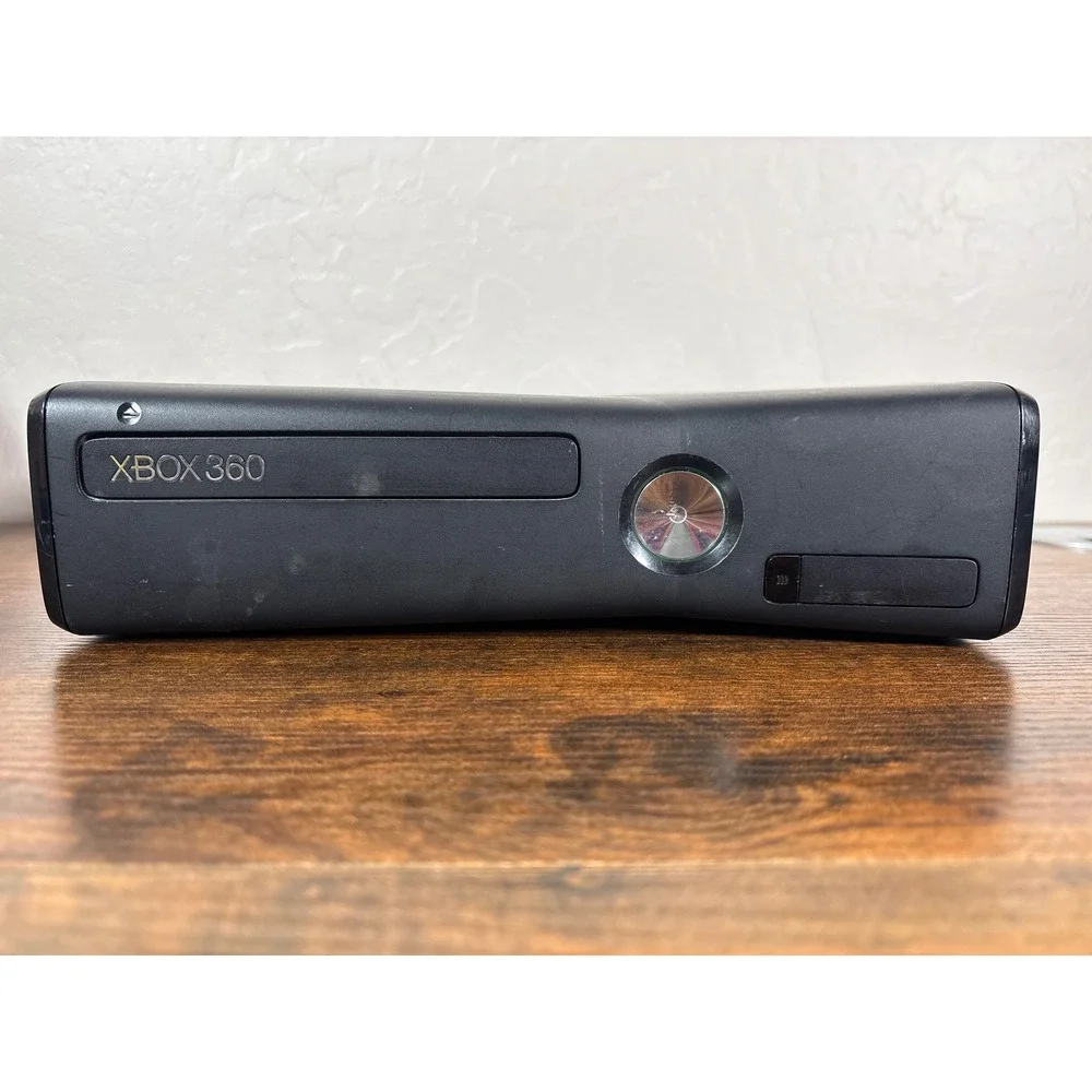 Microsoft Xbox 360 S Console Model 1439 Matte Black Slim Video Game System